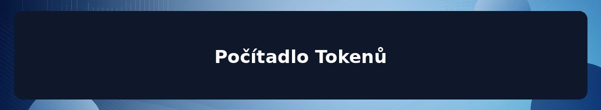 Počítadlo Tokenů